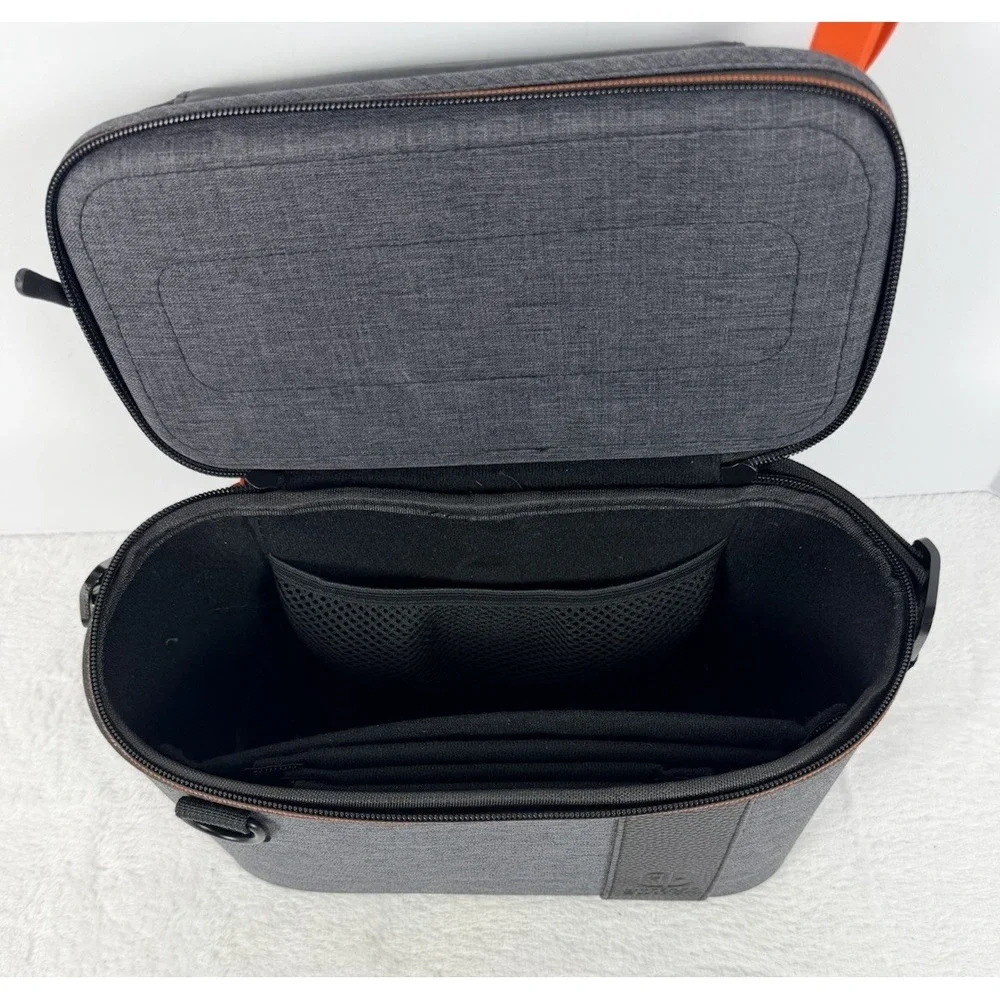 PDP Gaming Deluxe Elite Travel Case for Nintendo Switch Gray Shoulder Carry Bag